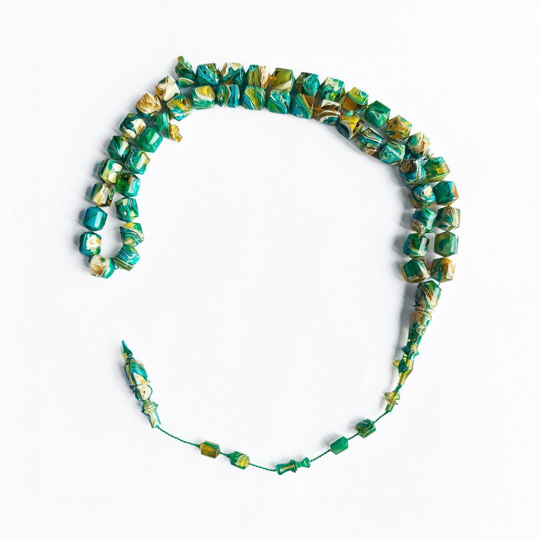 45-Bead Catalin Tasbeeh with Pointed Capsule Ends - WATD246