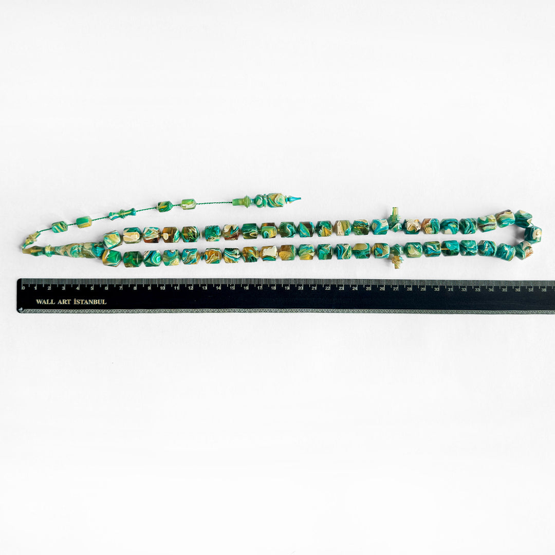 45-Bead Catalin Tasbeeh with Pointed Capsule Ends - WATD246