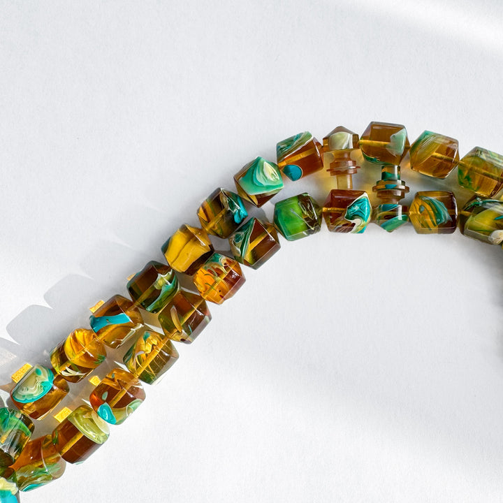 45-Bead Catalin Tasbeeh with Pointed Capsule Ends - WATD247