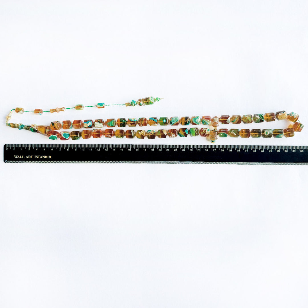 45-Bead Catalin Tasbeeh with Pointed Capsule Ends - WATD247