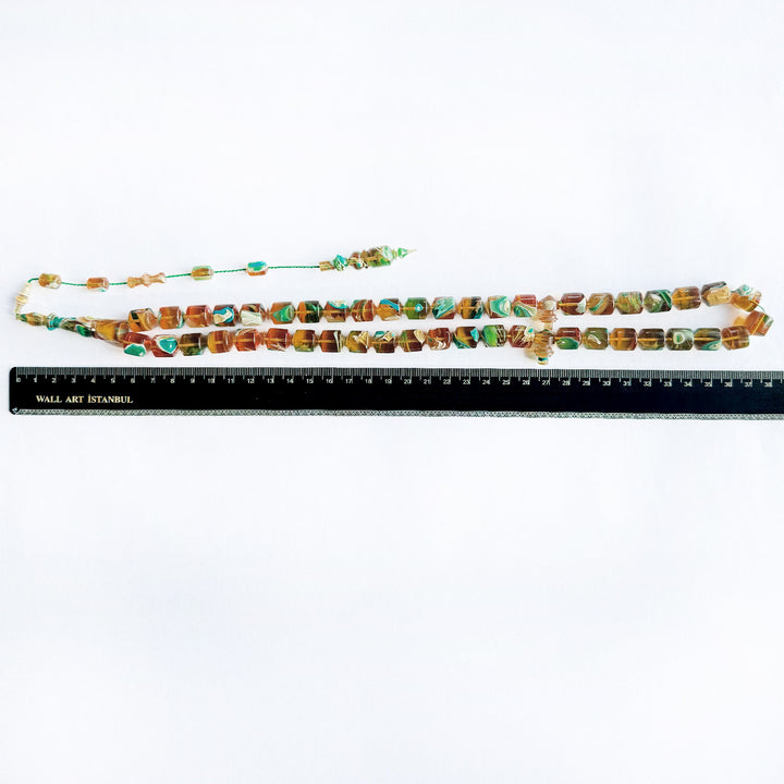 45-Bead Catalin Tasbeeh with Pointed Capsule Ends - WATD247