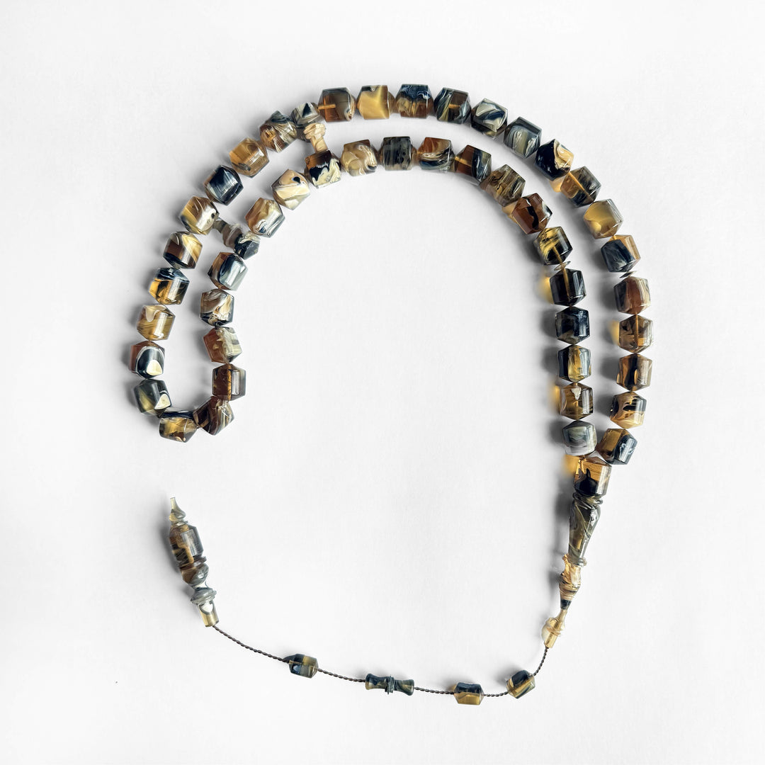 45-Bead Catalin Tasbeeh with Pointed Capsule Ends - WATD249