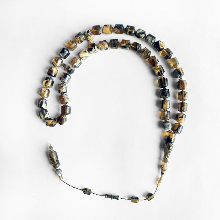 45-Bead Catalin Tasbeeh with Pointed Capsule Ends - WATD249