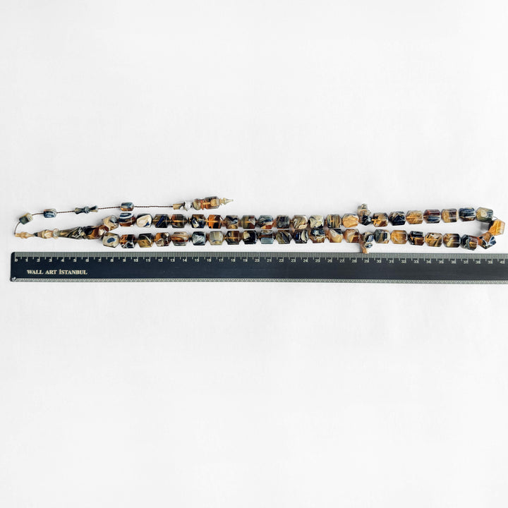 45-Bead Catalin Tasbeeh with Pointed Capsule Ends - WATD249