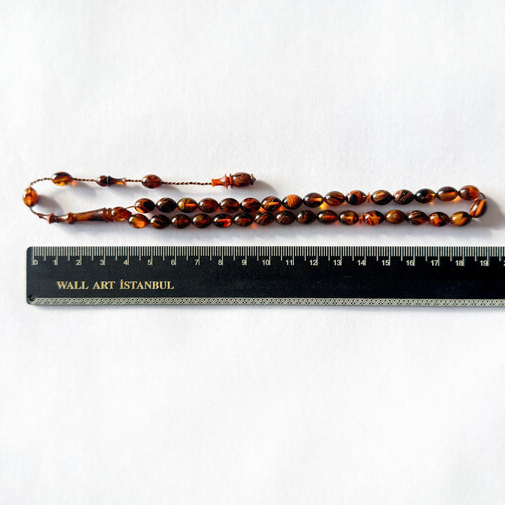 Oval Cut Catalin Tasbeeh – WATD253