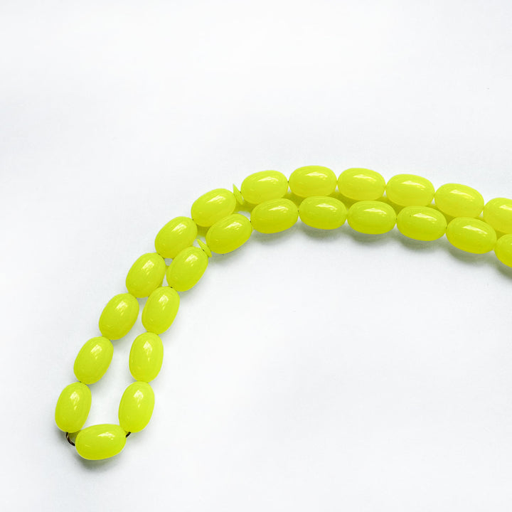 Catalin Egg Cut Tasbeeh with Embroidered Kuka Imam Bead – WATD273