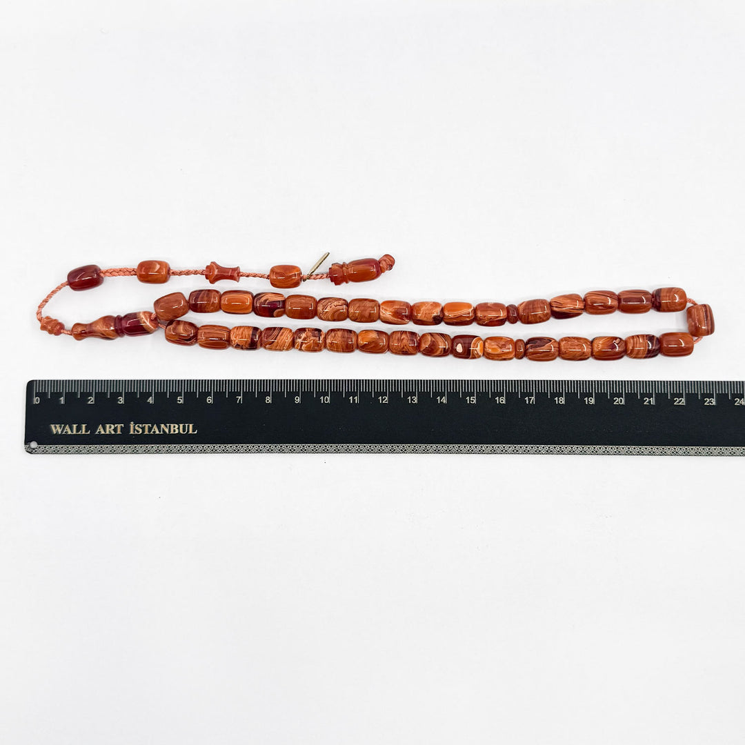 Multi-String System Set Capsule Cut Czechoslovakian Catalin Tasbeeh - WATD286