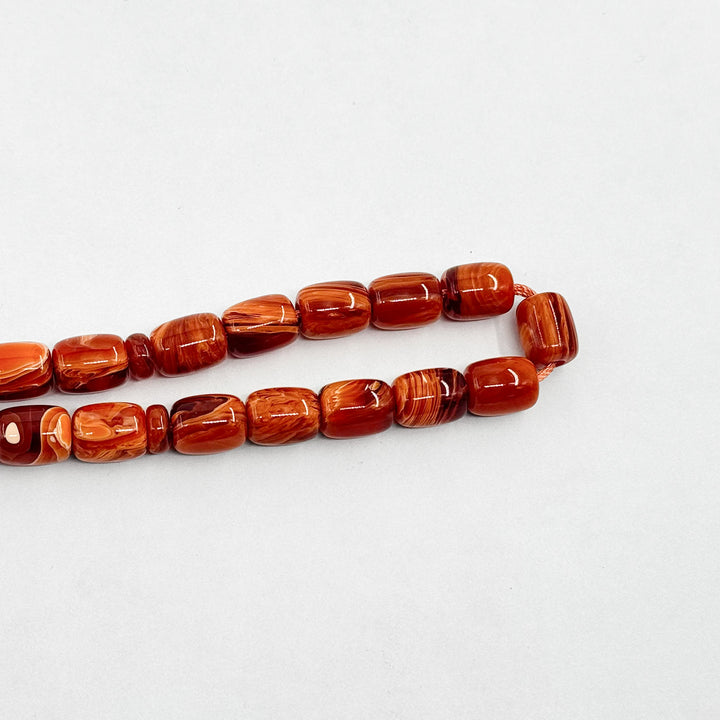 Multi-String System Set Capsule Cut Czechoslovakian Catalin Tasbeeh - WATD286