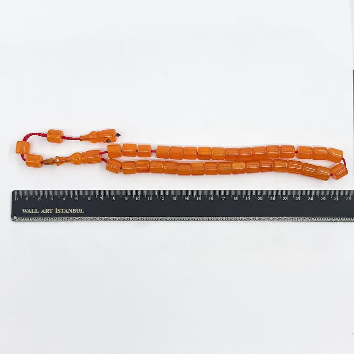 Pressed Amber Rod Material System Tasbeeh – WATD287