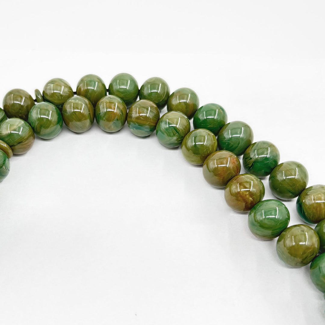 Pressed Amber Ottoman Imitation Sphere Cut Tasbeeh – WATD291