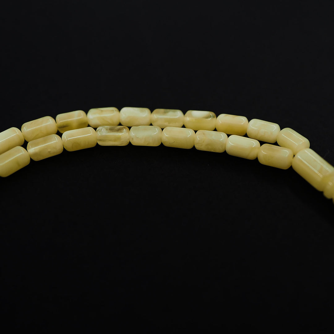 Mini Size Amber Tasbeeh with Silver Tassel – WATD325