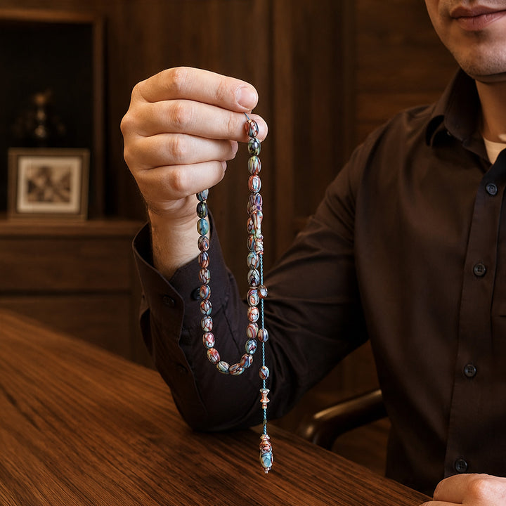 Handcrafted French Galalith Tasbeeh – WATD345