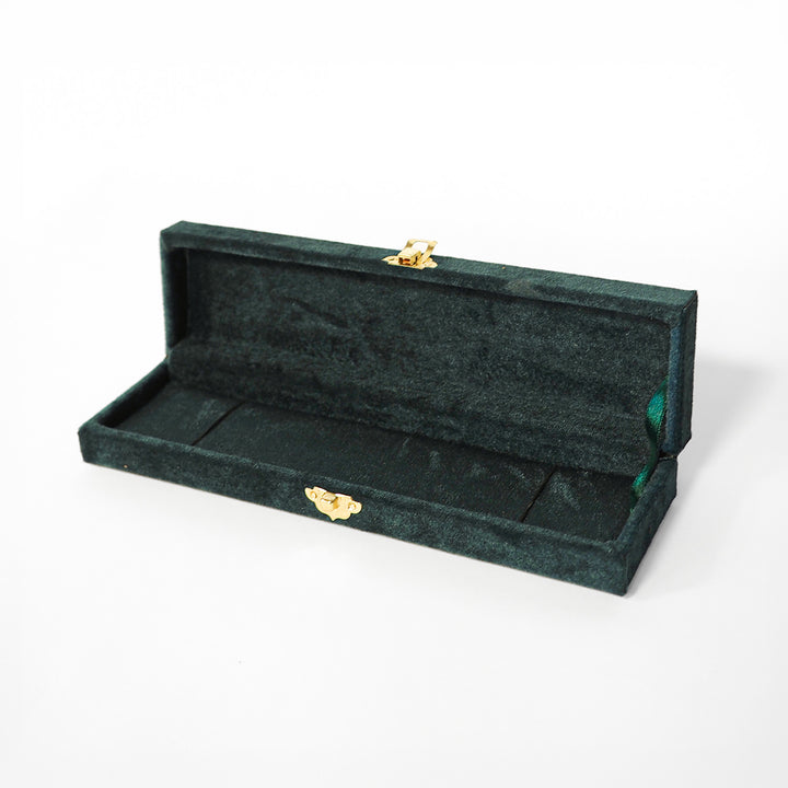 Exclusive Velvet-Covered Wooden Tasbeeh Box – WATD379
