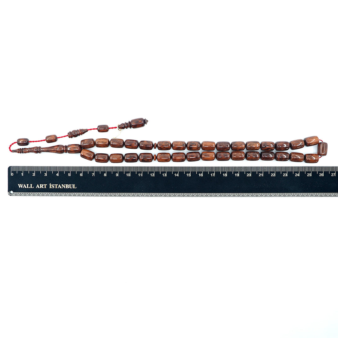 Handcrafted Capsule Cut Snakewood Tasbeeh – WATD392