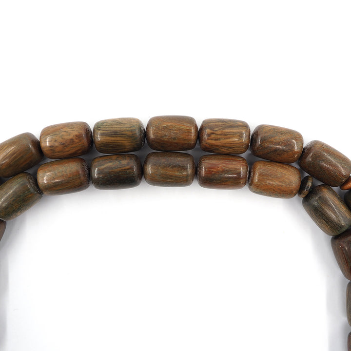 Handcrafted Capsule Cut Green Rosewood Tasbeeh – WATD395