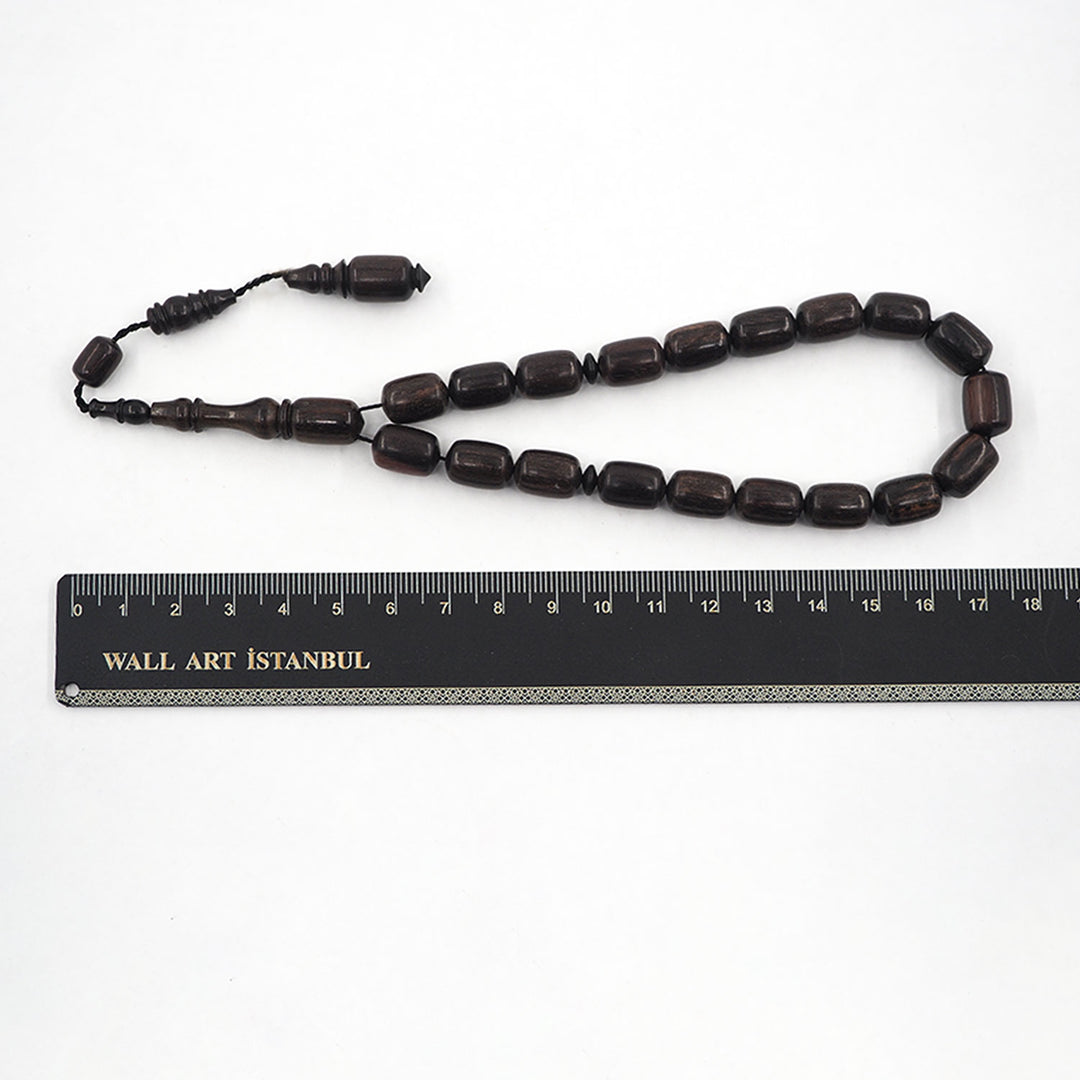 Mastercrafted Ebony Wood Mascot-Size Tasbeeh – WATD416