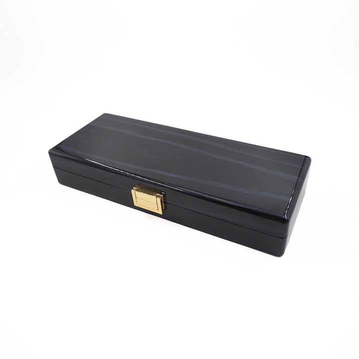 Nobility Series Anthracite Pattern Wooden Tasbeeh Box - WATD432