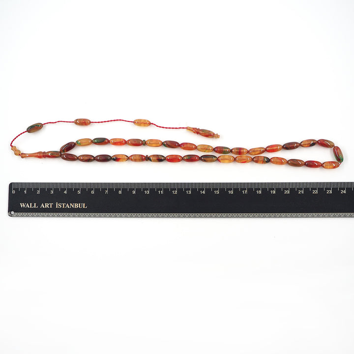 Şenalp Model Fire Amber Tasbeeh - WATD607
