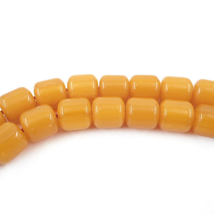 Rod Material Mascot Size Pressed Amber Tasbeeh - WATD646