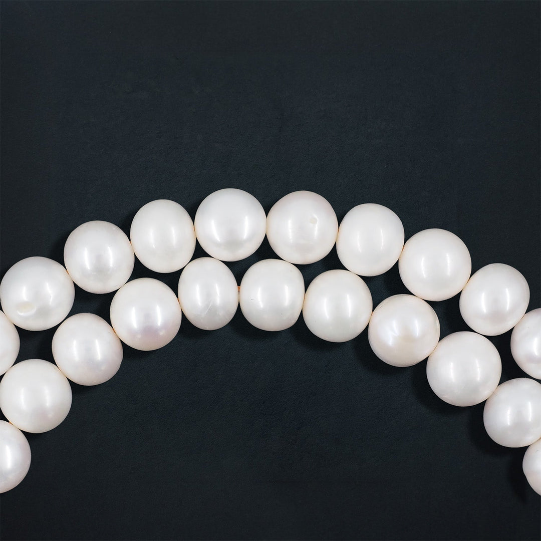 Genuine Pearl Tasbeeh with Nakkash Imam Bead and 925 Sterling Silver Tassel - WATD652