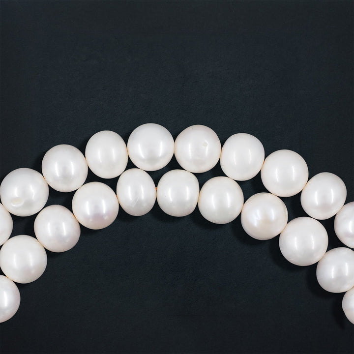 Genuine Pearl Tasbeeh with Nakkash Imam Bead and 925 Sterling Silver Tassel - WATD652