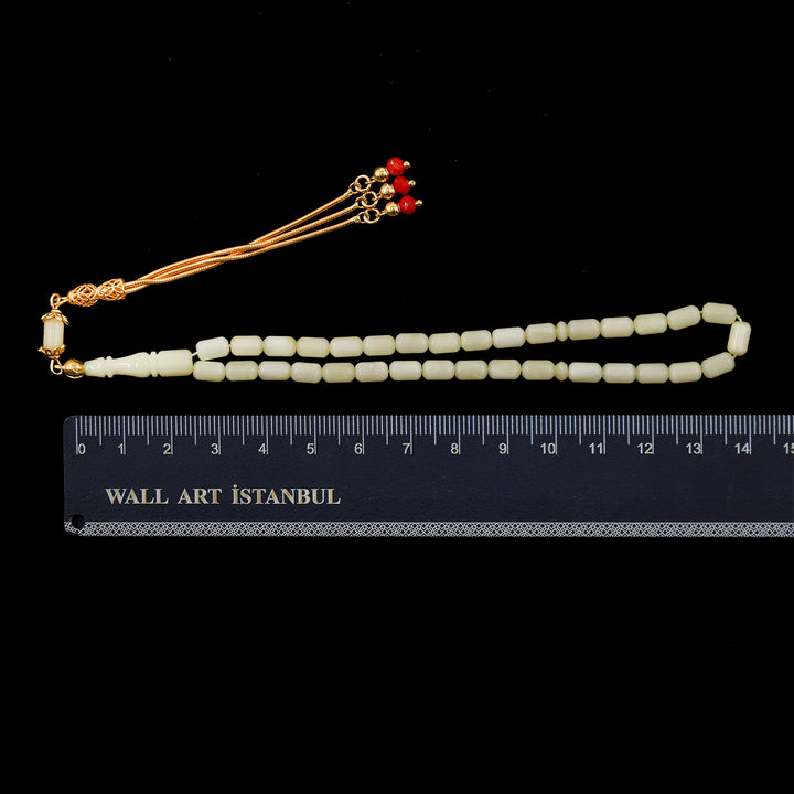Mini Size Amber Tasbeeh with Silver Tassel – WATD677