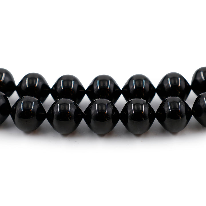 Original Erzurum Oltu Stone Jawshan Prayer Inscribed Mastercrafted Hand-Engraved Silver Imame Bead Tasbeeh – WATD688