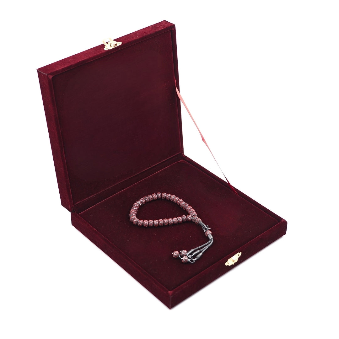 Handwoven 1000-Fineness Silver Kazaziye Tasbeeh – WATD699