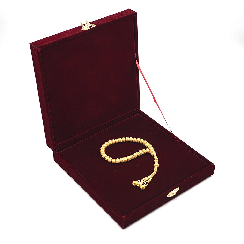 Handwoven 1000-Fineness Silver Kazaziye Tasbeeh – WATD704