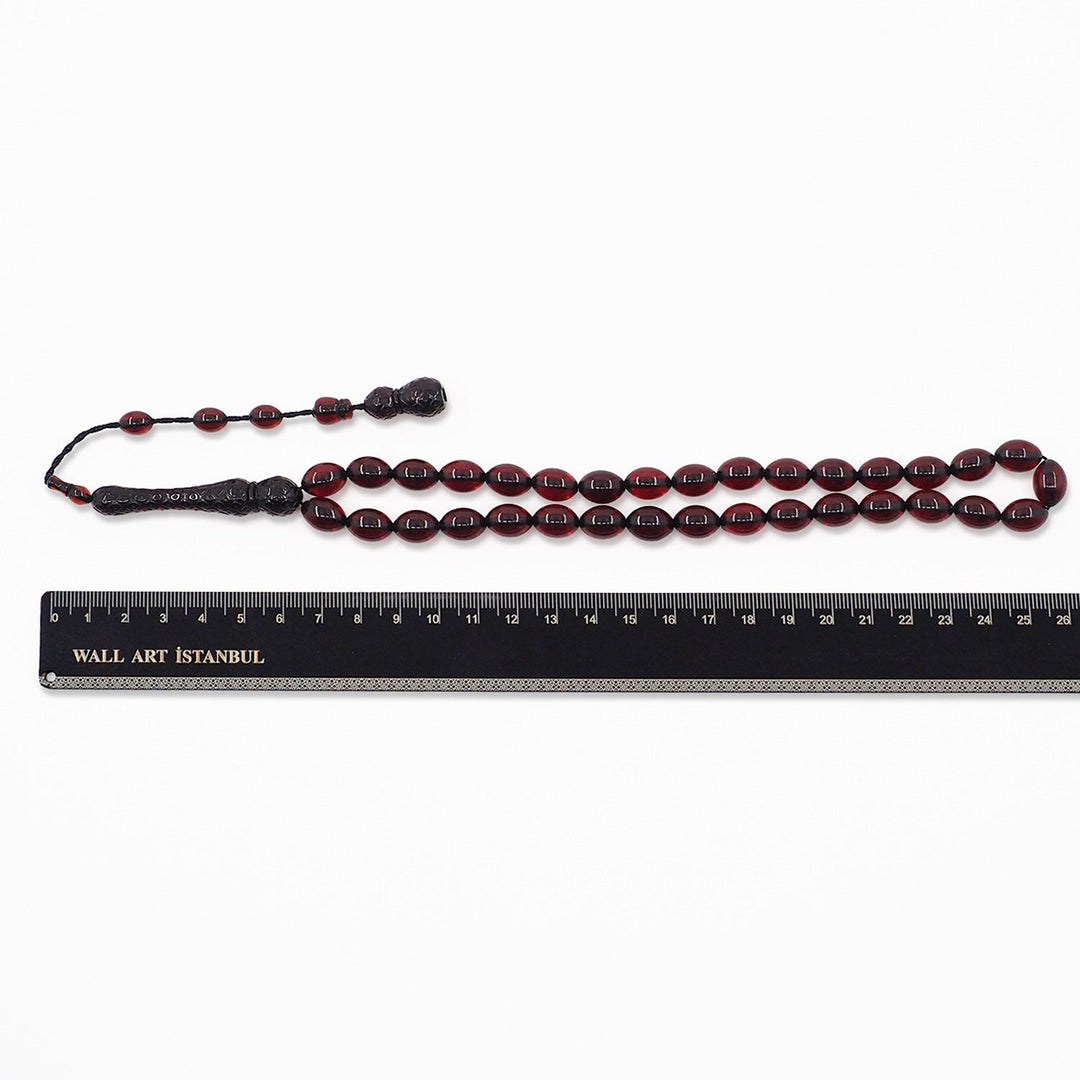 Synthetic Resin Tasbeeh with System-Cut Tassel - WATD781