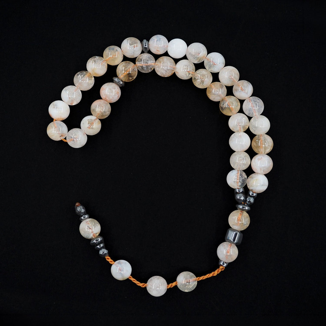 Natural Citrine Round-Cut Tasbeeh - WATD799