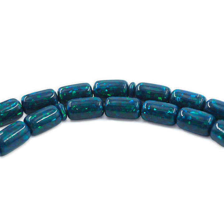 Masterfully Crafted Glittered Opal Capsule-Cut Tasbeeh - WATD815