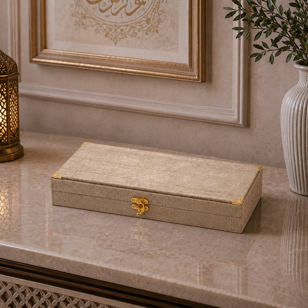 Masterfully Crafted Pressed Amber Tasbeeh with Special Box - WATD821