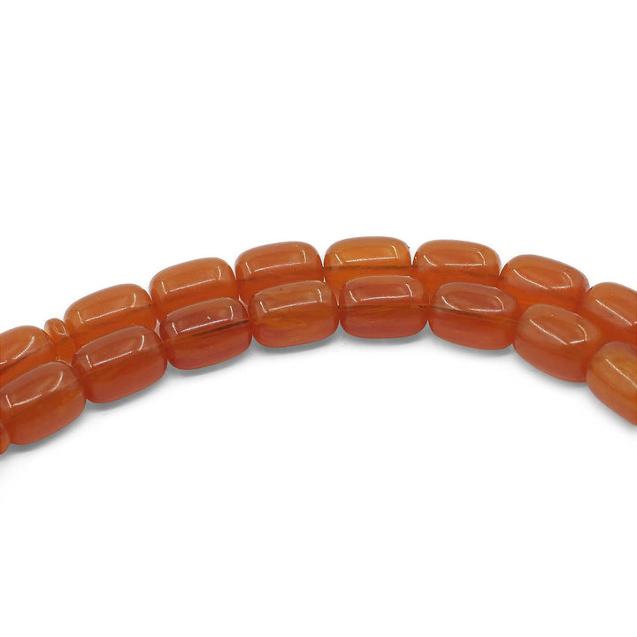 Master-Crafted Dry-Turned Capsule-Cut Pressed Amber Tasbeeh with System Tassel - WATD866