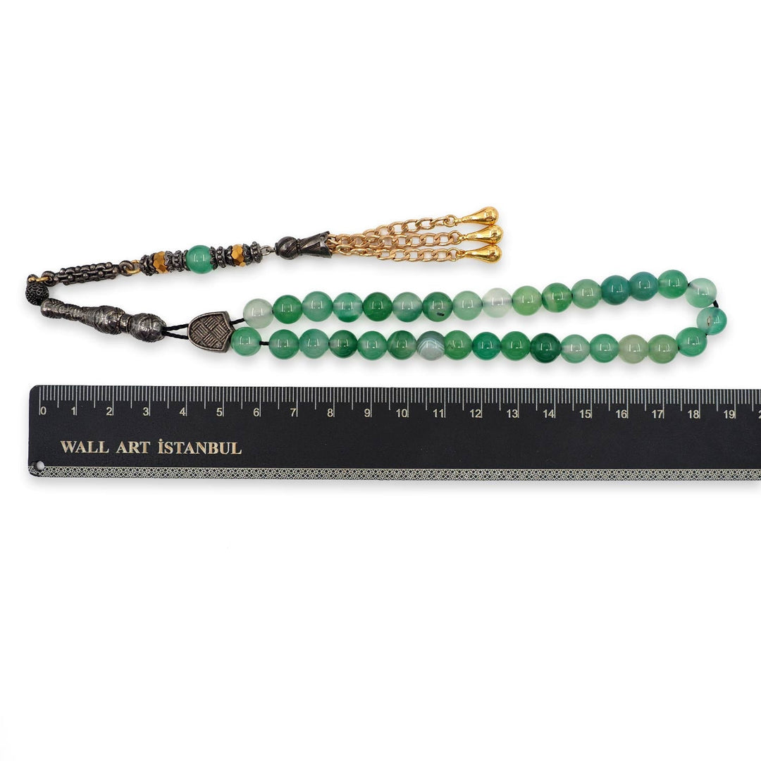 Natural Stone Round-Bead Tasbeeh - WATD902