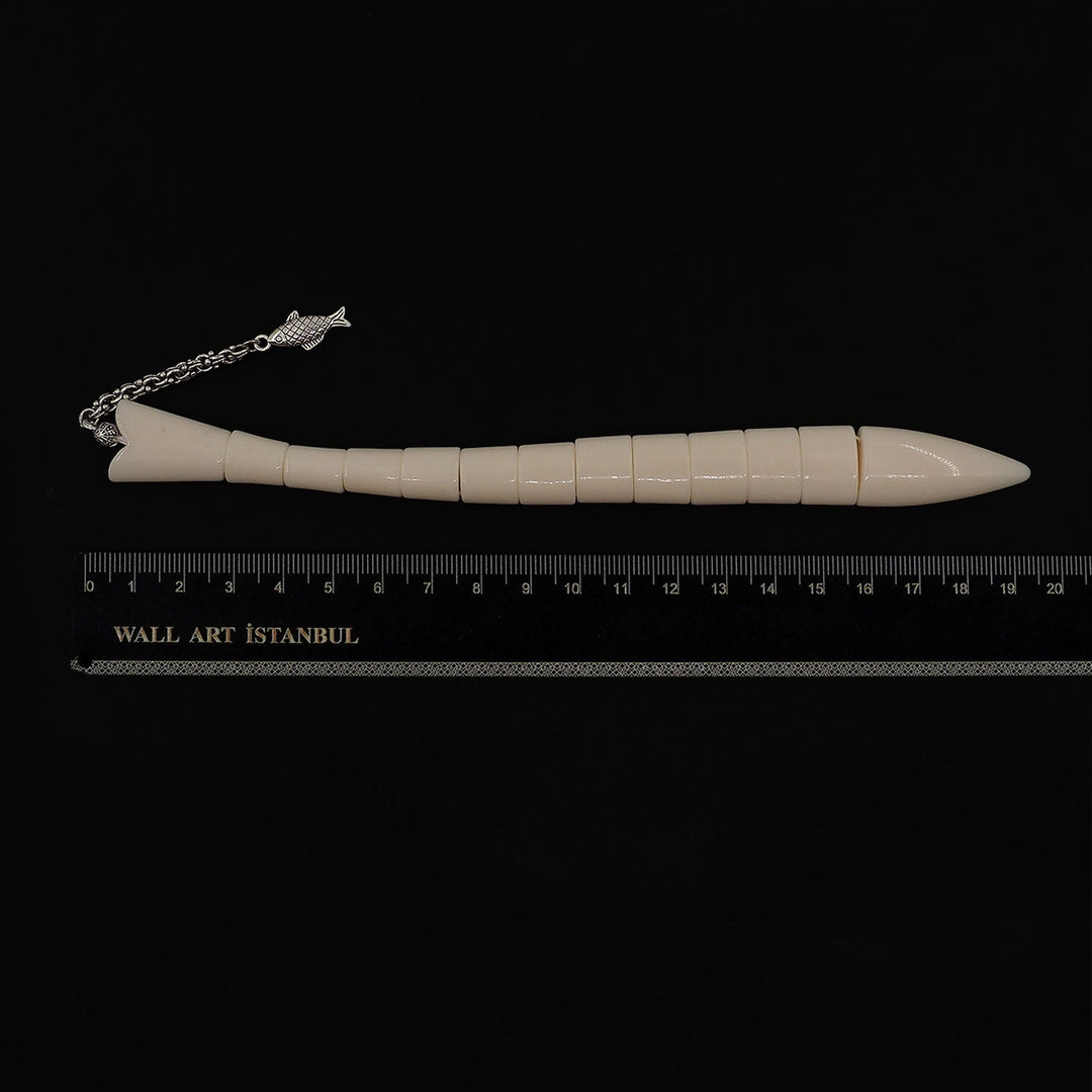 Powder Amber Fish-Style Tasbeeh - WATD960