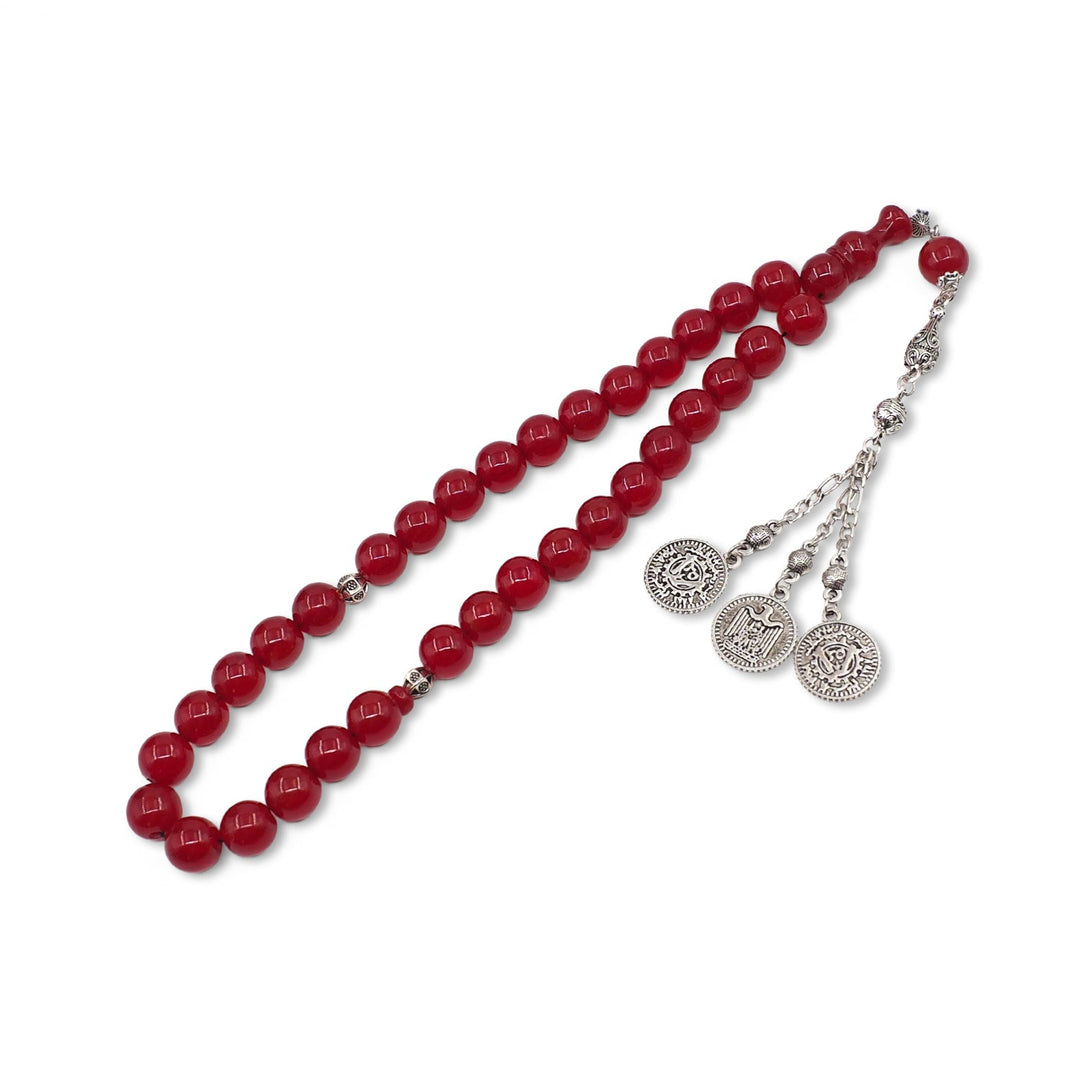Sphere-Cut Rod Material Tasbeeh with Alpaca Tassel - WATD966