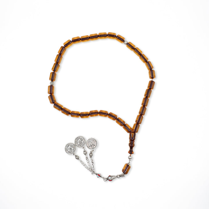 Capsule-Cut Rod Material Tasbeeh with Alpaca Tassel - WATD967