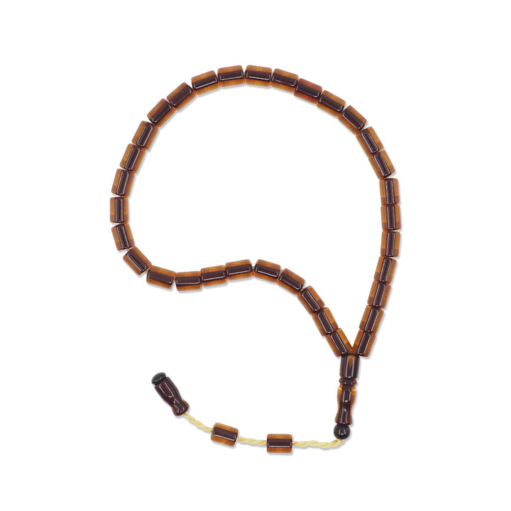Pressed Amber Rod Material System Tasbeeh - WATD972
