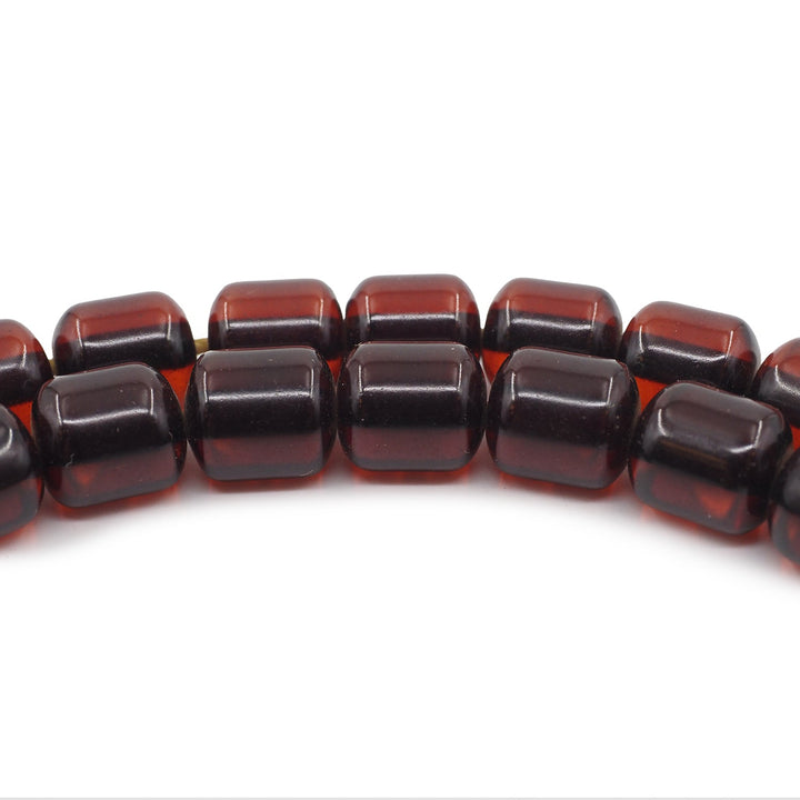 Pressed Amber Rod Material System Tasbeeh - WATD975