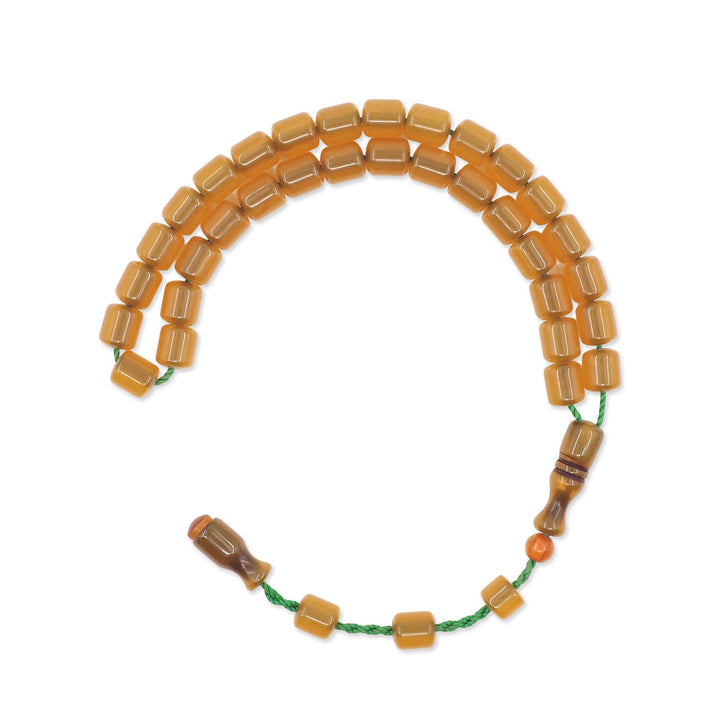 Pressed Amber Rod Material System Tasbeeh - WATD978