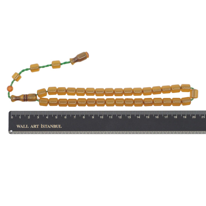 Pressed Amber Rod Material System Tasbeeh - WATD978