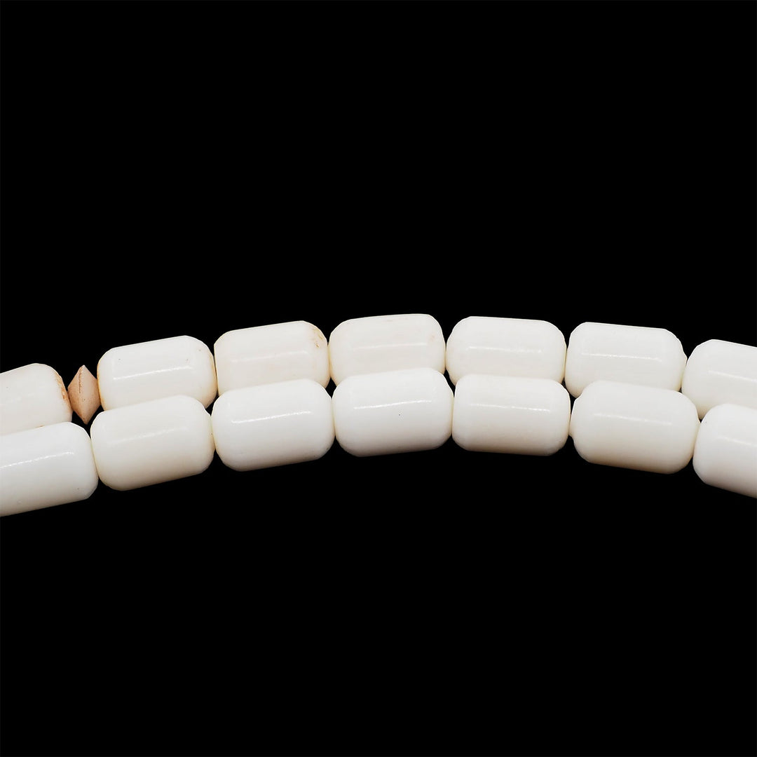 Capsule-Cut Camel Bone Tasbeeh with Kuka Wood Accents - WATD983