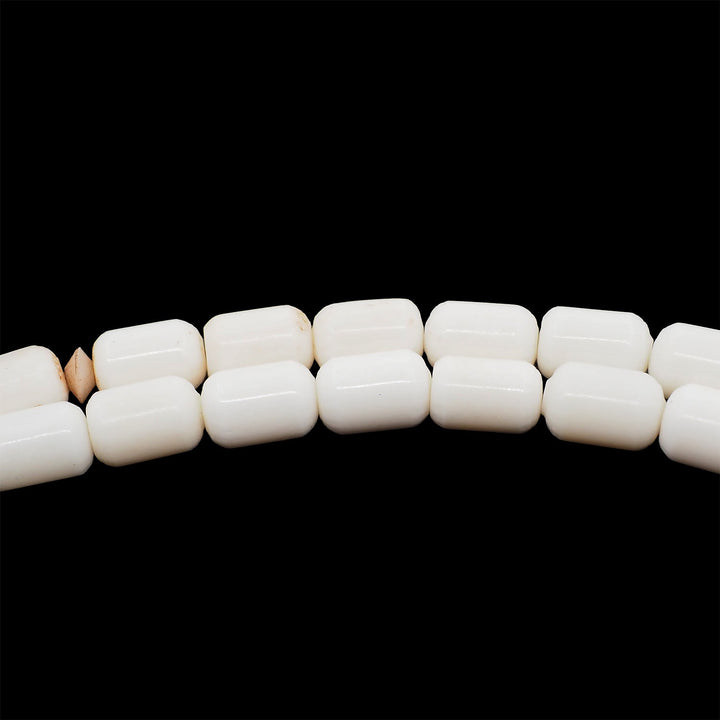 Capsule-Cut Camel Bone Tasbeeh with Kuka Wood Accents - WATD983