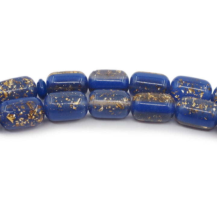 Gold-Leafed Plexiglass Airplane Window Capsule-Cut Tasbeeh with Tassel - WATD985