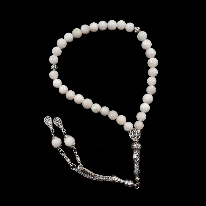 Natural Moonstone Sphere-Cut Tasbeeh - WATD990