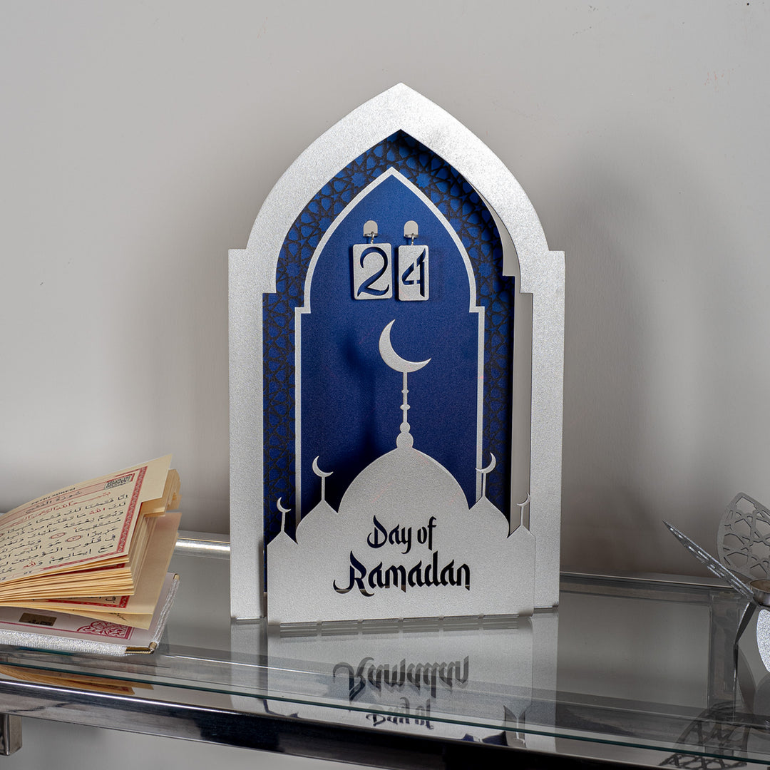 Day of Ramadan Yazılı Metal Masaüstü Takvimi - WAMH148