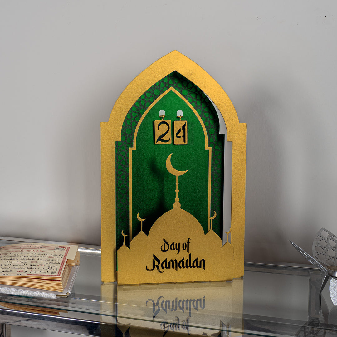 Tag des Ramadan Metall-Tischdekoration - WAMH148