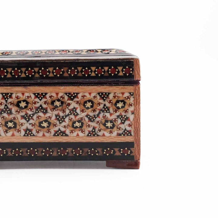 Handcrafted Hatem Inlaid Wooden Decorative Box - WAAH319