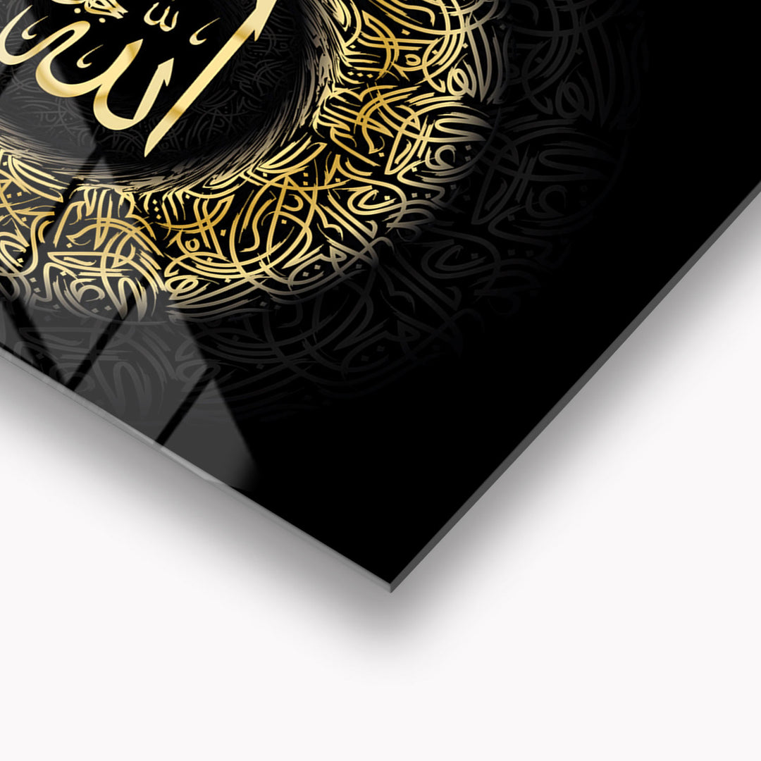 Immagini islamiche in Allah oro, marmo islamico, per calligrafia per soggiorno, camera da letto, casa, senza cornice (60 x 80 cm x 3 Immagini islamiche in Allah oro, marmo islamico, per calligrafia per soggiorno, camera da letto, casa, senza cornice (60 x 80 cm x 3